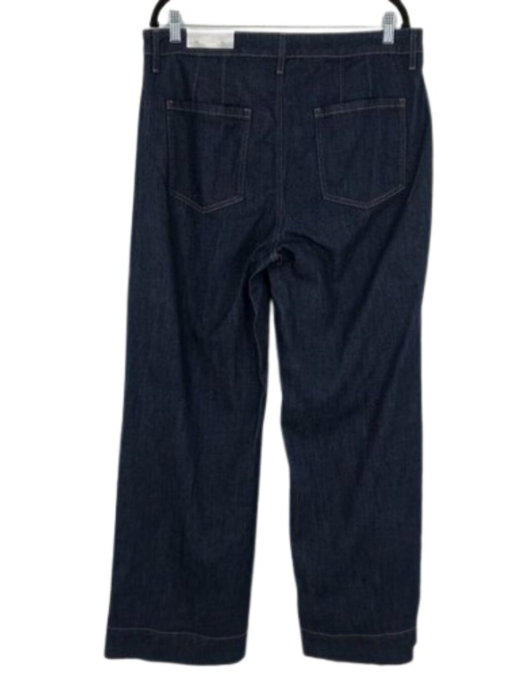 Chico’s Trouser Jean Womens 16 High Rise Chestnut Rinse Indigo Dark Wash NWT - Picture 4 of 9